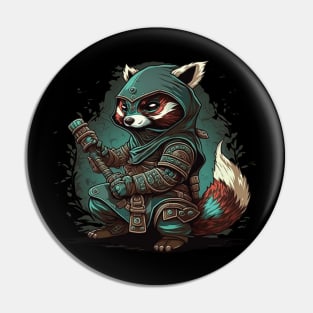 racoon fantasy Pin