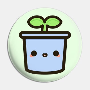 Cute sprout in pot Pin