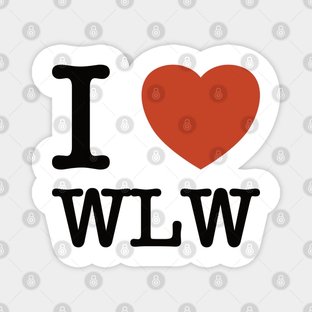 I Heart WLW Magnet by sexpositive.memes