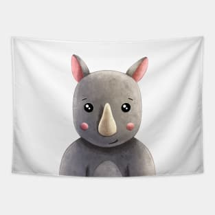 Rhinoceros cartoon Tapestry