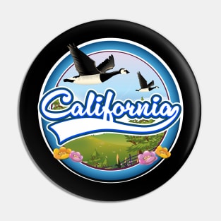 California travel logo Pin