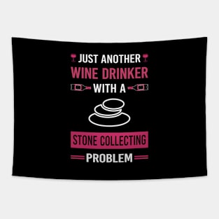 Wine Drinker Stone Collecting Stones Tapestry