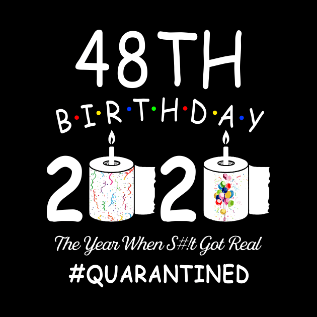 48th Birthday 2020 The Year When Shit Got Real Quarantined by Kagina