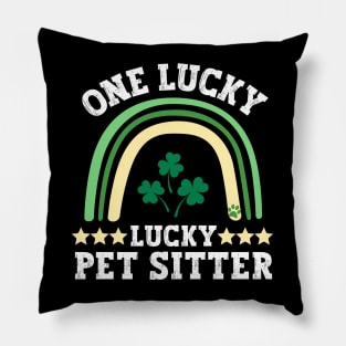 One lucky pet sitter Pillow