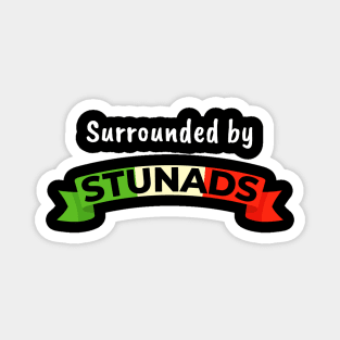 Funny Saying - Surrounded by Stunads Magnet