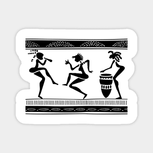 African dancers Magnet