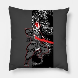 Samurai Warrior Ghost Rider Pillow