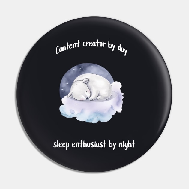 Content creator by day, sleep enthusiast by night Pin by Crafty Career Creations