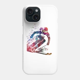 Ski sport art #ski #sport Phone Case