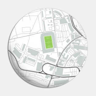 Map Desing of Portman Road Pin