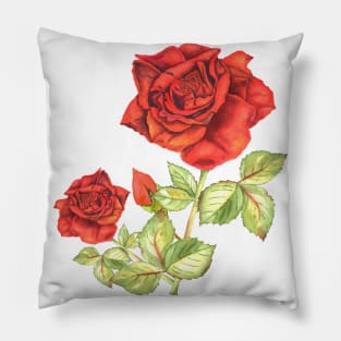 Rosarium in watercolour Pillow