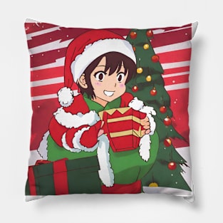 Anime Christmas Pillow