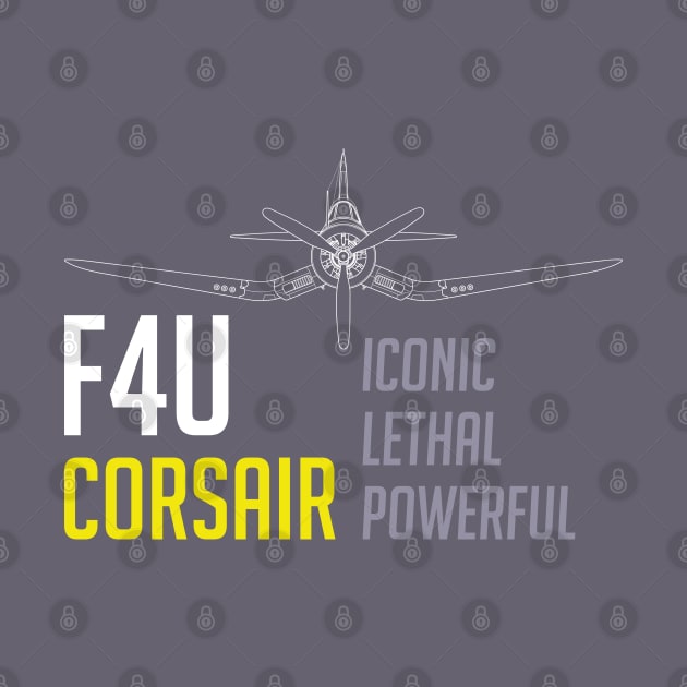 F4U Corsair: Iconic-Lethal-Powerful by Blue Gingko Designs LLC