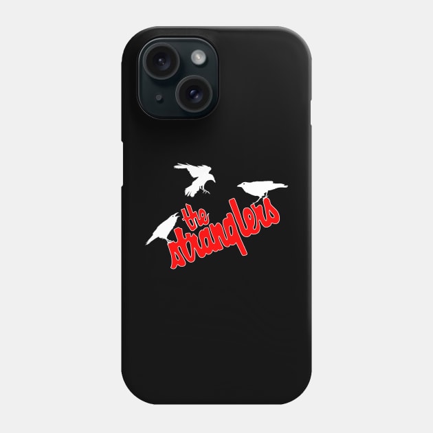 Stranglers Crows Red Phone Case by Scott Poling Art