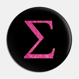 Pink Sigma Pin