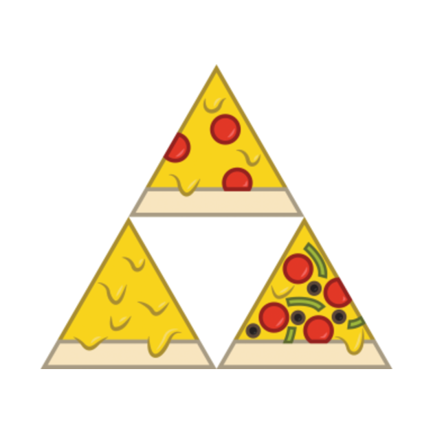 The Pizza Triforce - Pizza - T-Shirt | TeePublic