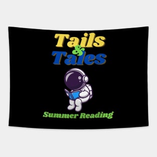 Tails and Tales Summer Reading Astronaut Tapestry