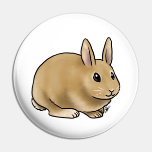 Small Mammal - Rabbit - Orange Netherland Dwarf Pin