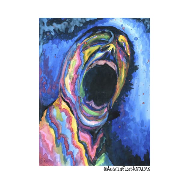 Series of Screams - Ecstasy by Austin Floyd Artwork