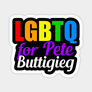 LGBTQ for Pete Buttigieg Magnet