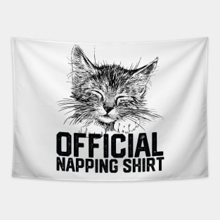 officiall napping shirt Tapestry