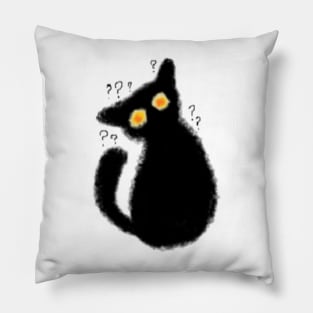 Unsure Cat MS paint Pillow