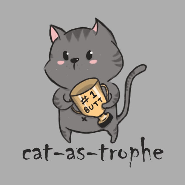 CAT-as-trophe | Grafck x NotPaperArt T-Shirt by Grafck