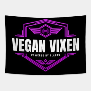 Vegan Fitness Vixen Workout Warrior Hero Tapestry