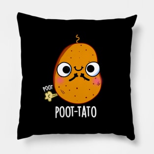 Poot-tato Funny Farting Potato Pun Pillow