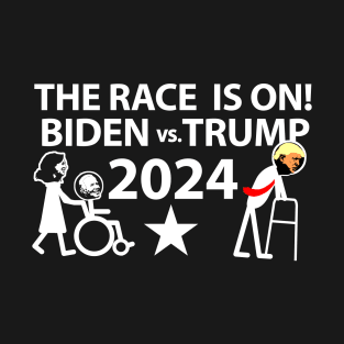 Biden VS. Trump, The 2024 Race Is On! T-Shirt