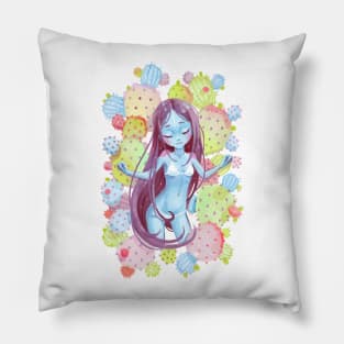 Cactus Girl Pillow