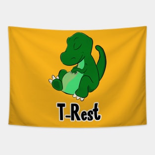 T-Rest - Sleeping Dinosaur Tapestry