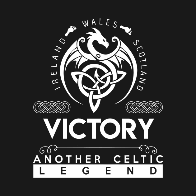 Victory Name T Shirt - Another Celtic Legend Victory Dragon Gift Item by harpermargy8920