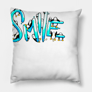 Smile Penguin Pillow