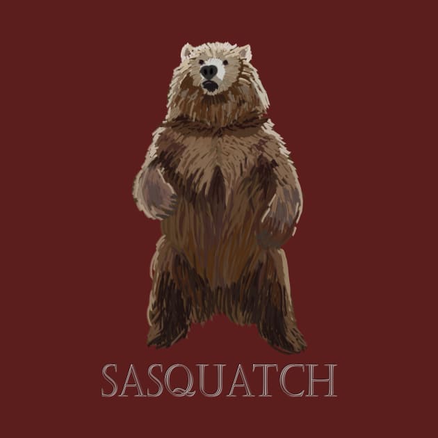 Sasquatch bear by Sci-Emily