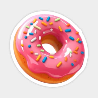 pink donut Magnet