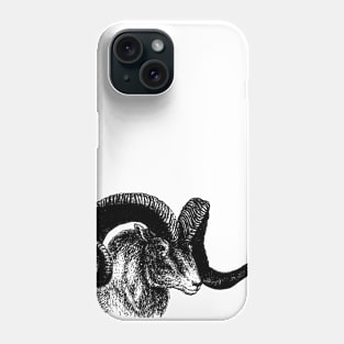 Ram Illustration Phone Case