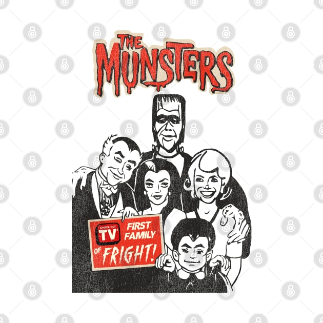 The Munsters 'First Family' of FRIGHT! by darklordpug