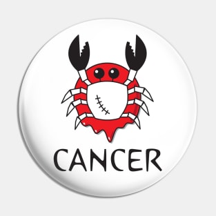 Cancer HORRORscope Pin