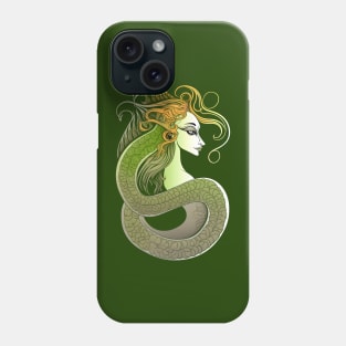 Celtic Serpent Woman Phone Case