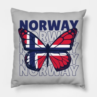 I Love Norway // Norwegian Flag // Norwegian Pride Pillow