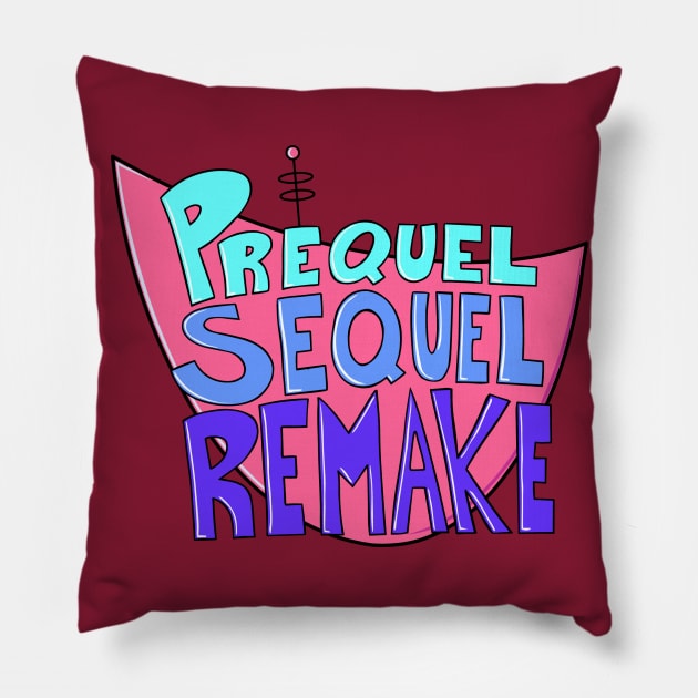 Prequel Sequel Remake Crest Pillow by prequelsequelremake