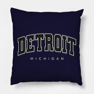 Detroit Michigan Pillow