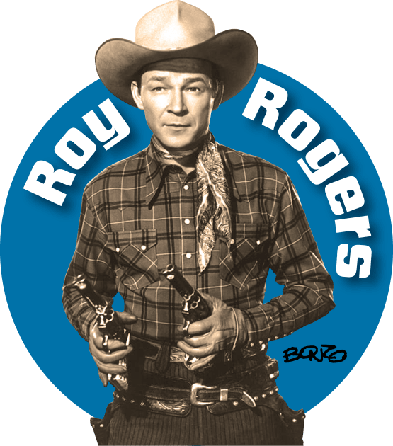 Roy Rogers-3-Cowboy Kids T-Shirt by BonzoTee