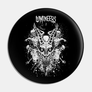 Dragon Skull Play Lumineers Pin