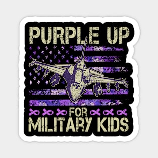 Purple Up For Military Military Child Month Magnet