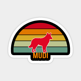 Mudi Vintage Silhouette Magnet