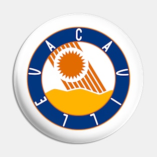 Vacaville City Flag Decal Pin