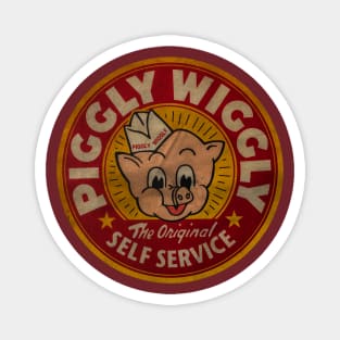 PIGGLY WIGLY SELF SERVICE RETRO Magnet