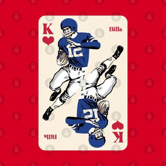 Buffalo Bills King of Hearts by Rad Love